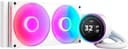 NZXT - Kraken Elite RGB 280mm 2024 Radiator (1x Single-Frame RGB Core Fan) Liquid Cooler with 2.72" 60FPS Display - White