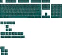 Glorious - GPBT Basics Universal Keycap Set Compatible with Most 100% 85% 80% TKL 60% Compact 75% Mechanical Keyboards - Totem Green