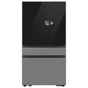 Samsung - Bespoke 29 cu. ft. 4-Door French Door Refrigerator with AI Home - Stainless Steel