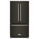 KitchenAid - 36 in. Wide 25 cu. ft. French Door Refrigerator with Interior Water Dispenser - Black Stainless Steel