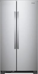 Whirlpool - 25.1 Cu. Ft. Side-by-Side Refrigerator - Stainless Steel
