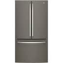 GE - 27.0 Cu. Ft. French Door Refrigerator with Internal Water Dispenser - Slate