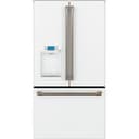 Café - 36 in. Wide 27.8 Cu. Ft. French Door Smart Refrigerator with Hot Water Dispenser with Adjustible Hot Water Dispenser - Matte White