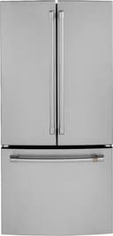 Café - 33 in. Wide 18.6 Cu. Ft. French Door Counter-Depth Smart Refrigerator, Customizable - Stainless Steel