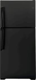 GE - 21.9 Cu. Ft. Top-Freezer Refrigerator with Garage Ready Performance - Black
