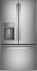 GE Profile - 36 in. Wide 22.1 Cu. Ft. French Door Counter-Depth Refrigerator with Hands-Free AutoFill - Stainless Steel