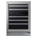 Samsung - 51-Bottle Capacity Wine Cooler - Stainless Steel
