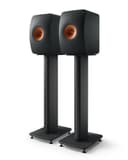 KEF - S2 Floor Stands - Black