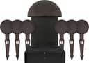 Sonance - MAG6.1 - Mag Series 6.1-Ch. Landscape Outdoor Speaker System Powered by Sonos (Each) - Brown/Black