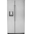 GE Profile - 36 in. Wide 21.9 Cu. Ft. Side-by-Side Counter-Depth Refrigerator with LED Lighting - Stainless Steel
