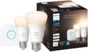 Philips - Hue A19 Bluetooth 75W Smart LED Starter Kit - White