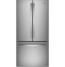 GE - 18.6 Cu. Ft. French Door Counter-Depth Refrigerator with Internal Water Dispenser - Stainless Steel