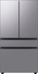 Samsung - BESPOKE 29 cu. ft. 4-Door French Door Smart Refrigerator with Beverage Center - Stainless Steel