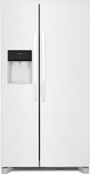 Frigidaire - 25.6 Cu. Ft. Side-by-Side Refrigerator with EvenTemp Cooling System - White