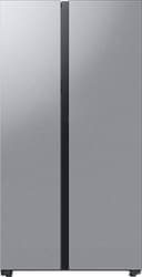 Samsung - 36 in. Wide BESPOKE Side-by-Side Counter Depth Smart Refrigerator with Beverage Center - Stainless Steel