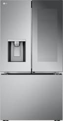 LG - Standard-Depth MAX 30.7 Cu. Ft. French Door-in-Door Smart Refrigerator with Craft Ice - Stainless Steel