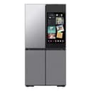 Samsung - Bespoke 29 Cu. Ft. 4-Door Flex French Door Smart Refrigerator with AI Family Hub+ - Stainless Steel