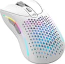 Glorious - Model D 2 Wireless Optical RGB Gaming Mouse with 6 Programmable Buttons - Wireless - Matte White