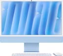 Apple - iMac 24-inch All-in-One - M4 chip - Built for Apple Intelligence - 8 Core CPU - 8 Core GPU - 16GB Memory - 256GB SSD - Blue