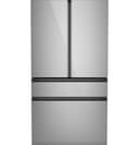 Café - 23.2 Cu. Ft. 4-Door French Door Counter-Depth Smart Refrigerator with Dual Dispense AutoFill Pitcher - Platinum Glass