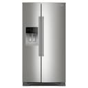 Maytag - 28.7 Cu. Ft. Side-by-Side Built-in Refrigerator with Arctic Blue Interior - Stainless Steel