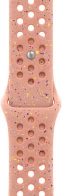 Apple - 42mm Nike Sport Band - S/M - Alpenglow Pink