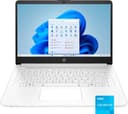 HP - 14" Laptop - Intel Celeron N4500 2021 - 4GB Memory - 64GB eMMC - Snowflake White
