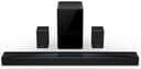 TCL - Q85H Q Class 7.1.4 Channel Sound Bar with Dolby Atmos, Wireless Subwoofer, and Wireless Surround Speakers - Black