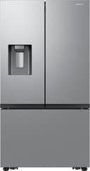 Samsung - 31 cu. ft. Mega Capacity 3-Door French Door Refrigerator with External Water and Ice Dispenser - Stainless Steel