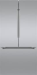 Bosch - 800 Series 21 Cu. Ft. French Door Bottom Freezer Counter-Depth Smart Refrigerator with FarmFresh System - Stainless Steel