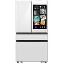 Samsung - Bespoke 29 cu. ft. 4-Door French Door Refrigerator with AI Family Hub+ - White Glass