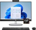 HP - Copilot+ PC - 24" Full HD Touch-Screen All-in-One w/ Adjustable Height - AMD Ryzen AI 5 340 2025 - 16GB DDR5 - 512GB SSD - Jet Black