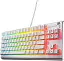 SteelSeries - Apex 3 TKL Wired Membrane Whisper Quiet Switch Mechanical Gaming Keyboard with 8 zone RGB Backlighting - White