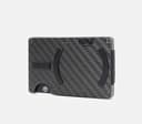 The Ridge Wallet - Carbon Fiber MagSafe Wallet - Silver